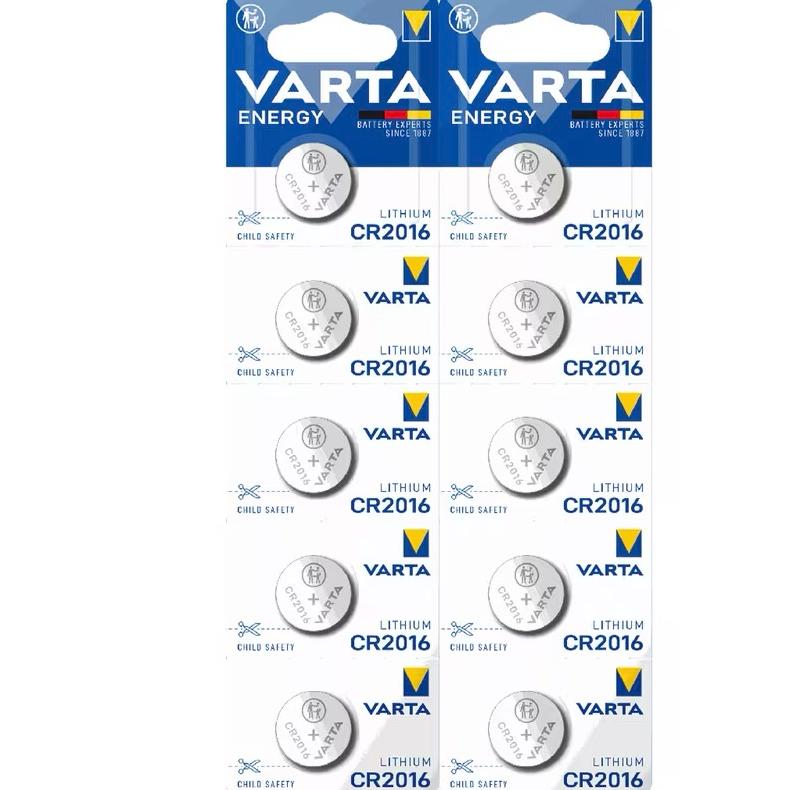 VARTA Pilas CR2016 /CR 2025/CR 2032 de Litio de Alto Rendimiento Larga Duración 2*5pilas TOTAL 10PILAS