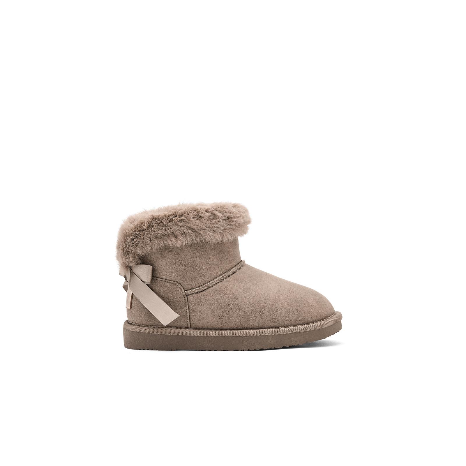 B&W Break&Walk - Botas Australianas de Niña con Cordones en Taupe para Niña
