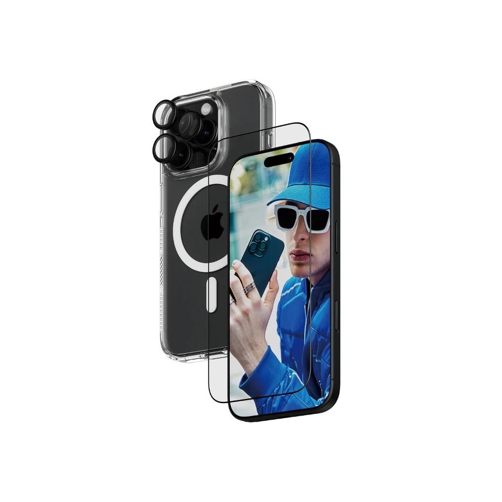 PanzerGlass 3-in-1 Bundle Protec. iPhone 16 Pro