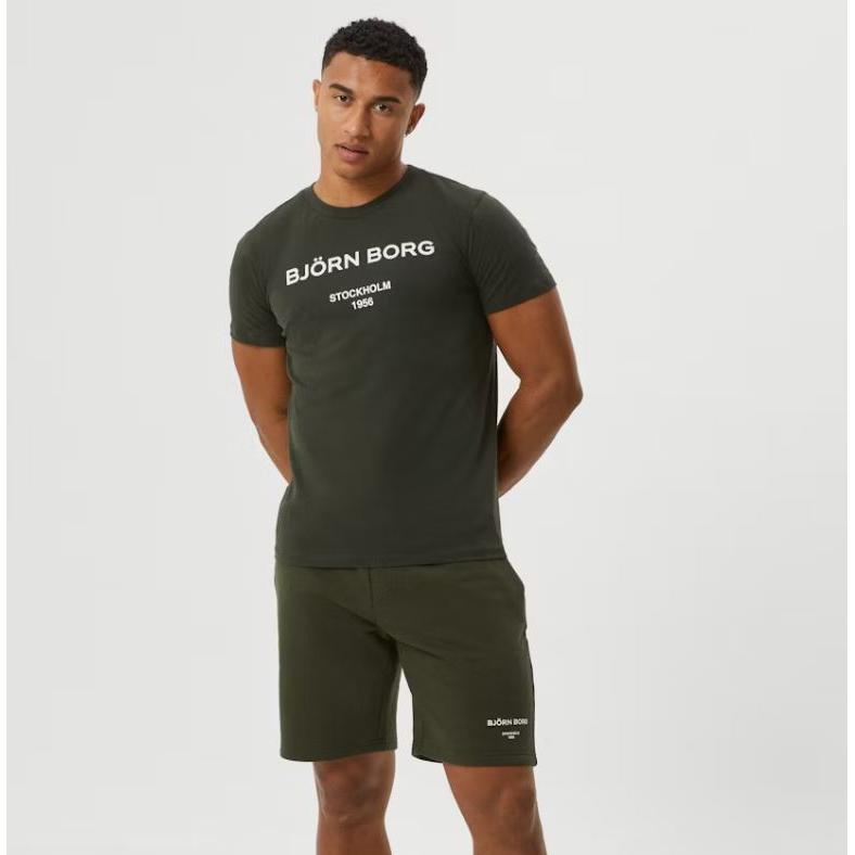 Camiseta Björn Borg con logo y manga corta 10001627 GN002 ROSIN
