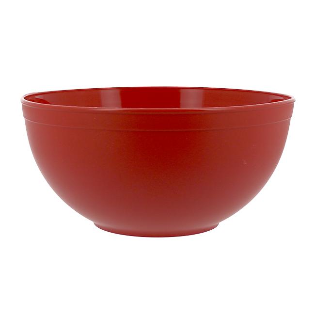 MONOUSO | Bol Reutilizable Durable PP Mineral Rojo 2.000ml Ø20cm (1 Ud)