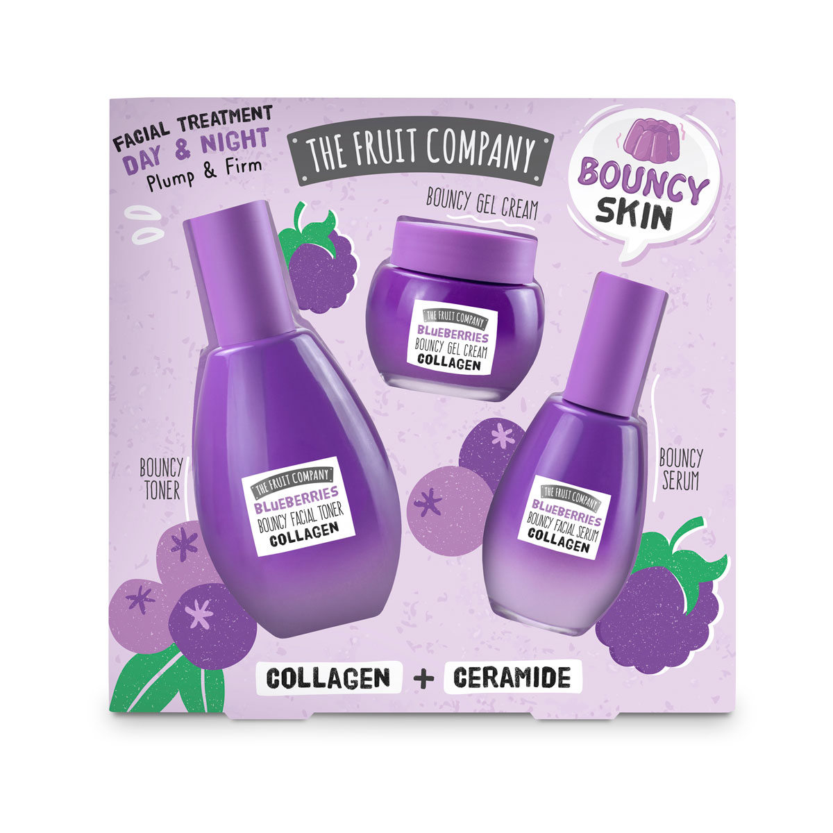 The Fruit Company - Set Facial Bouncy Skin – Collagen + Ceramide