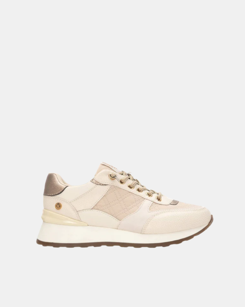 XTI 144209 Zapatillas Bajas Mujer Beige