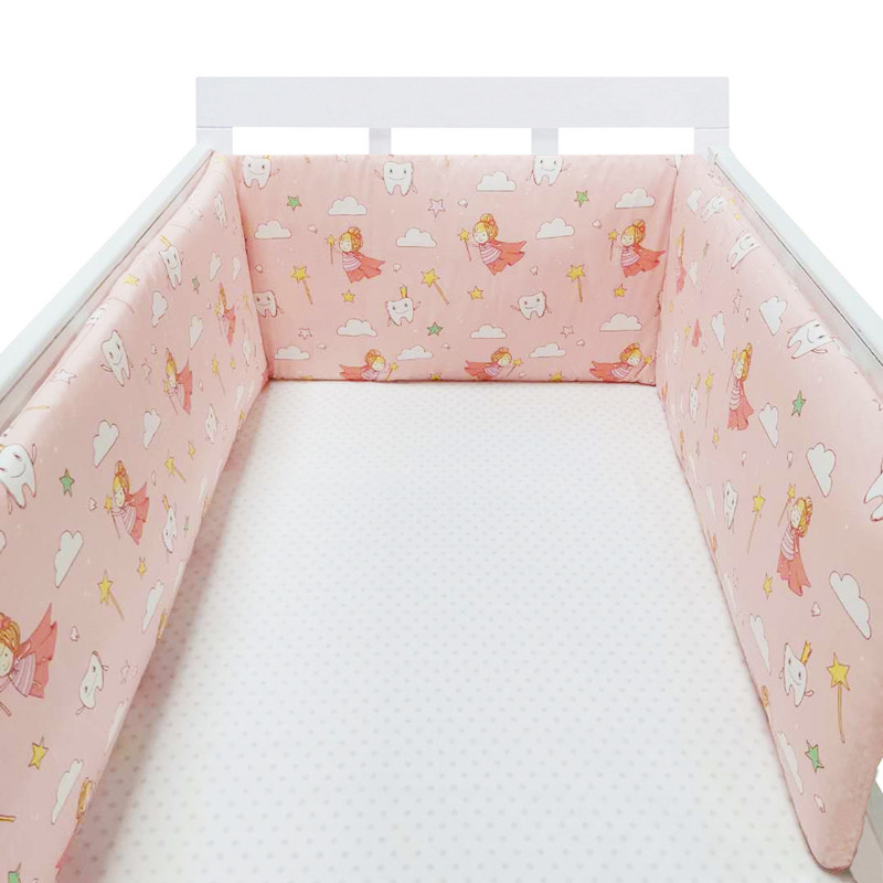 Om Home Protector de cuna Chichonera Para Bebe, Barrera de Cama de Algodón Para recien nacidos, cojeo de trenza, CUNA Para El Bebe