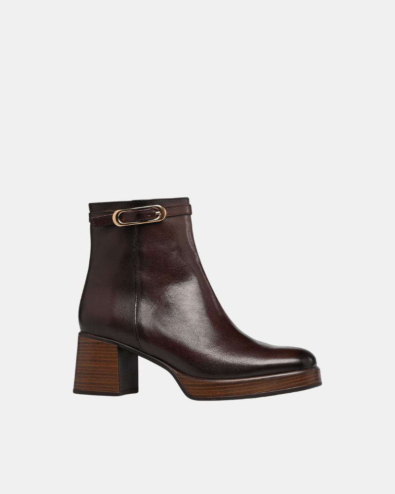 DORKING D9733 Botines Mujer Marrón