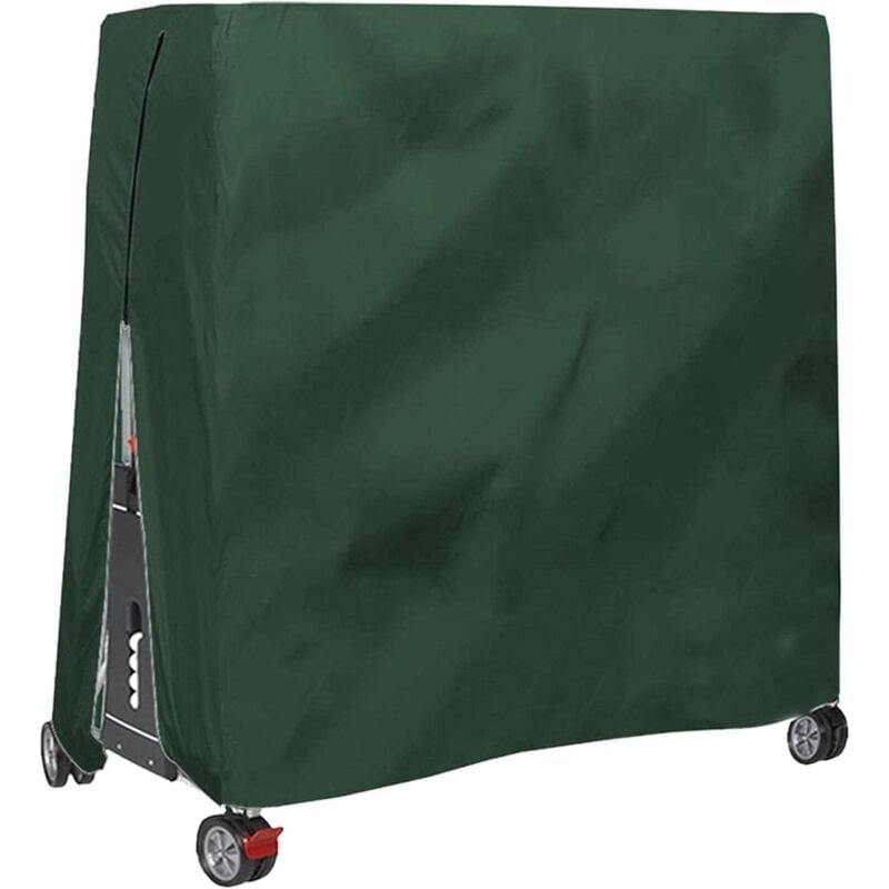 Funda para mesa de ping pong impermeable, resistente al viento y a los rayos UV, tela Oxford con cremallera y cordón ajustable