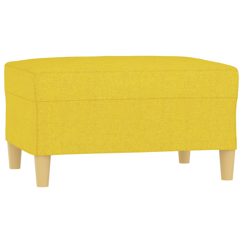 vidaXL Reposapiés de tela 70x55x41 cm en color Gris claro/Crema/Taupé y más