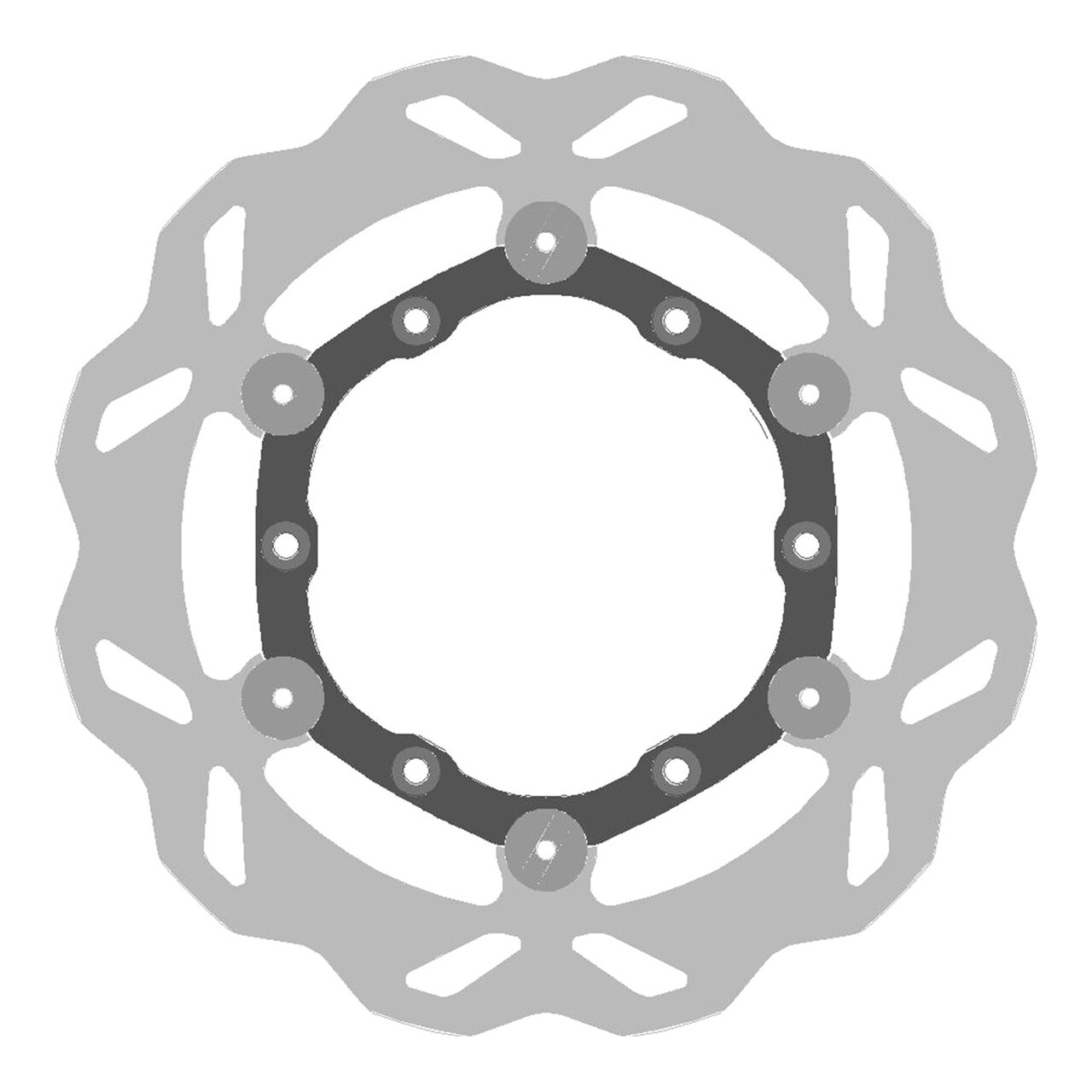 Disco De Freno Trasero Flotante Ondulado 2322X Ø240 X Ø110 X 5 Mm 1155307