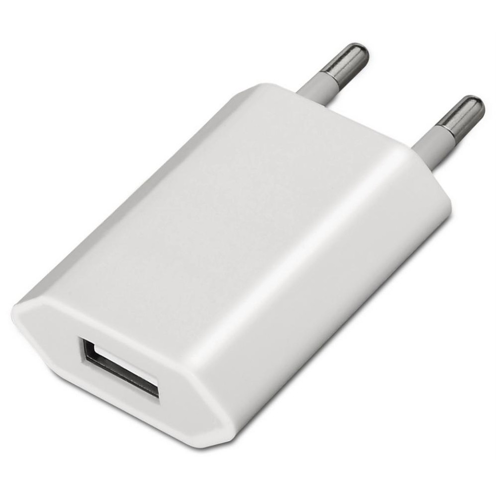 Aisens - Cargador USB 5V/1A A110-0063 para smartphone y tablet, compatible con Samsung, Huawei, Xiaomi, Sony, Nokia, color blanco, interior, CE y RoHS