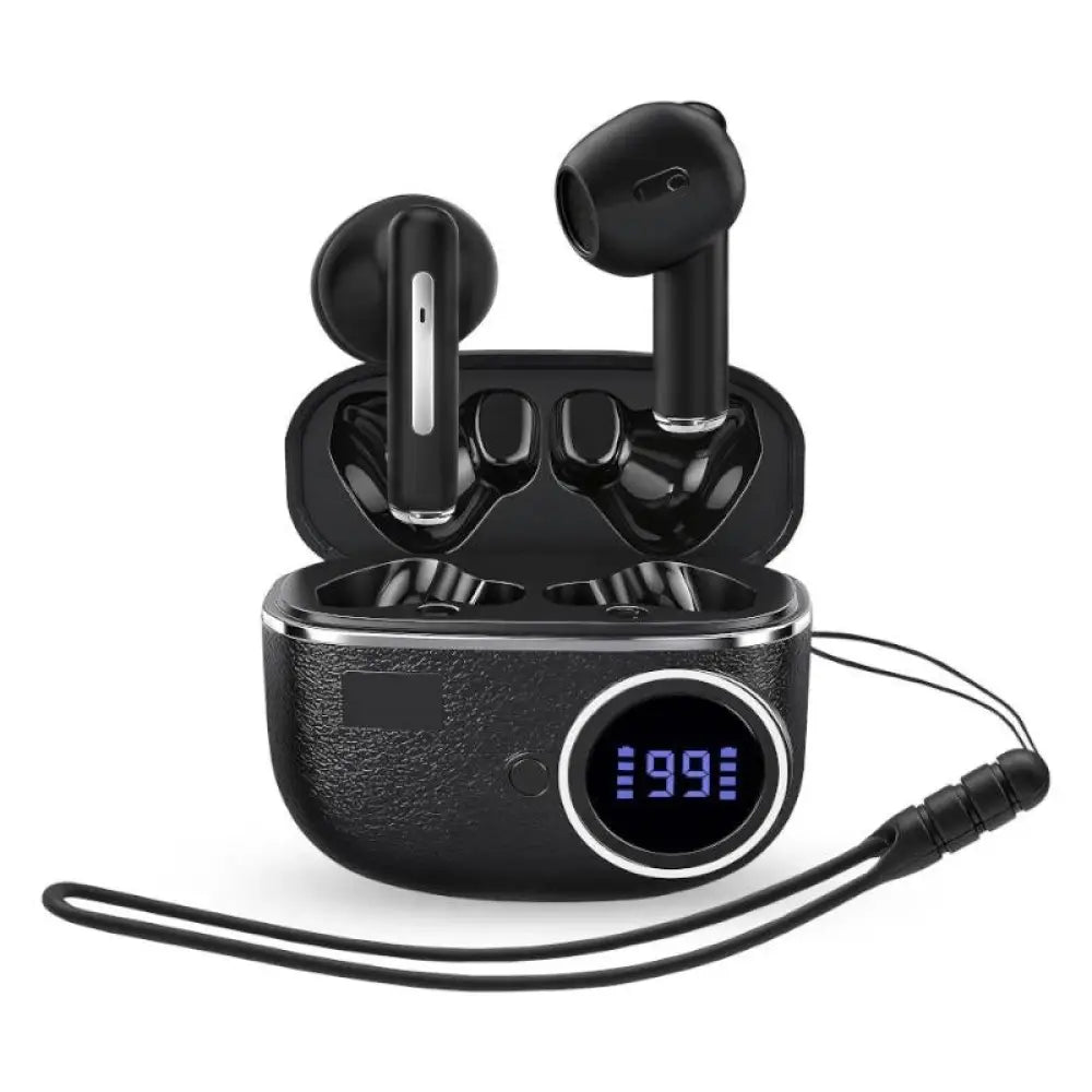 Energy Sistem - Auriculares TWS Chargeview 500475 con Bluetooth 5.4, 20 h de autonomía total, display de batería integrado y asistente de voz para uso diario y llamadas estéreo