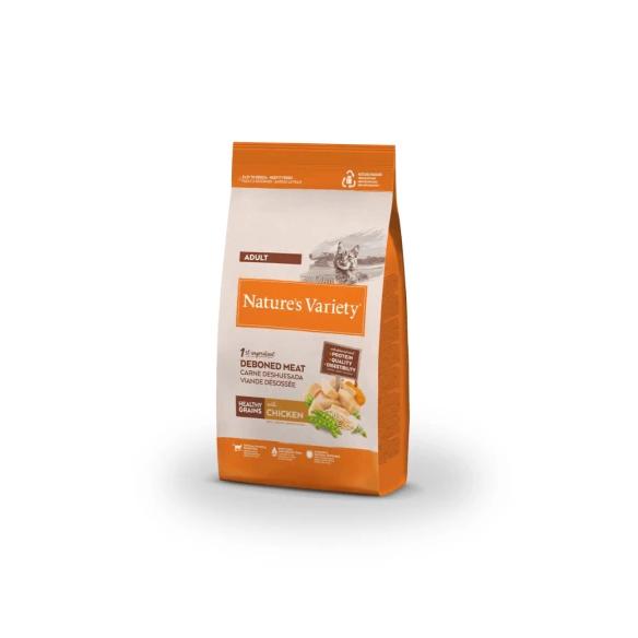 Comida para Gato Adulto NATURES VARIETY Healthy Grain de Pollo 7kg