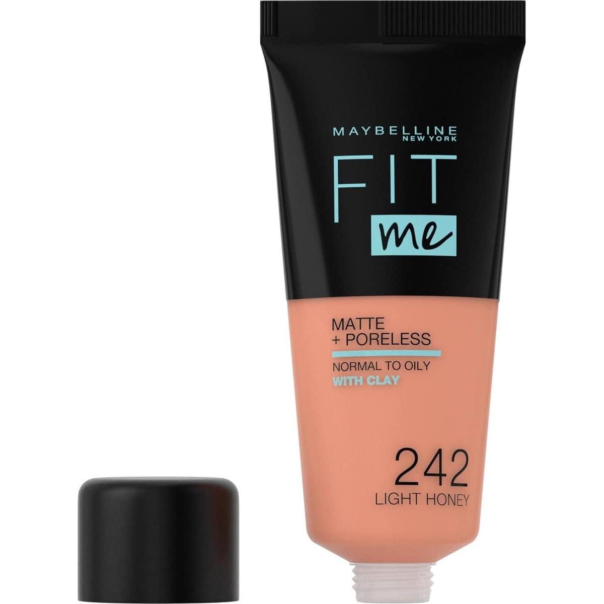 Base de Maquillaje Facial Maybelline FITME 242 - Cobertura Media - Acabado Natural - Larga Duración