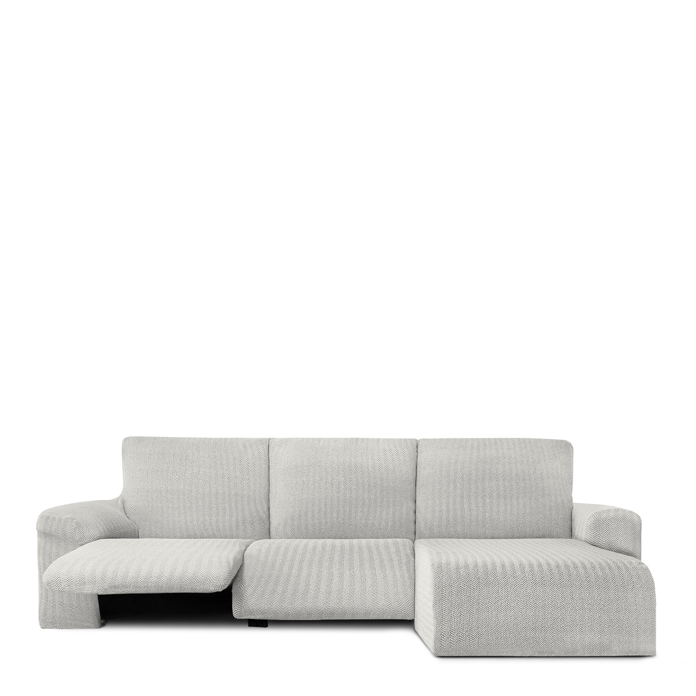 Funda Chaise Longue brazo corto derecha bielástica Jaz