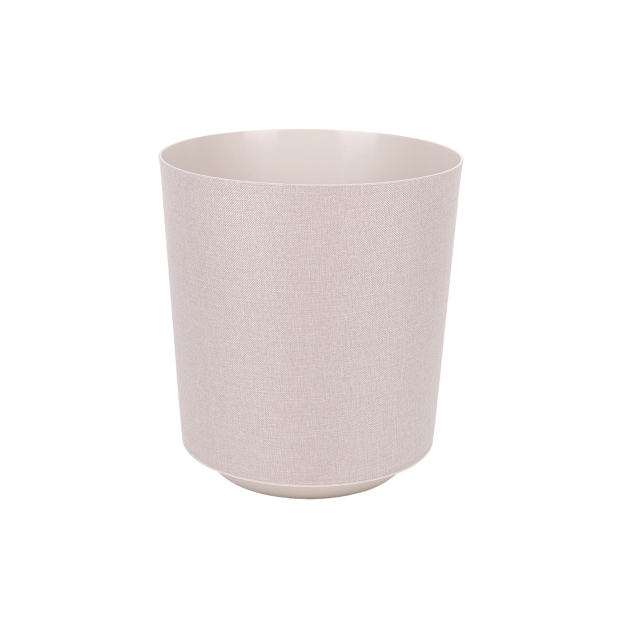Cofan Macetas decorativas para interior | Pack de 4 o Unitario | Color: Beige | Material: Polipropileno | Medidas: Ø28,50 x 31,60 cm