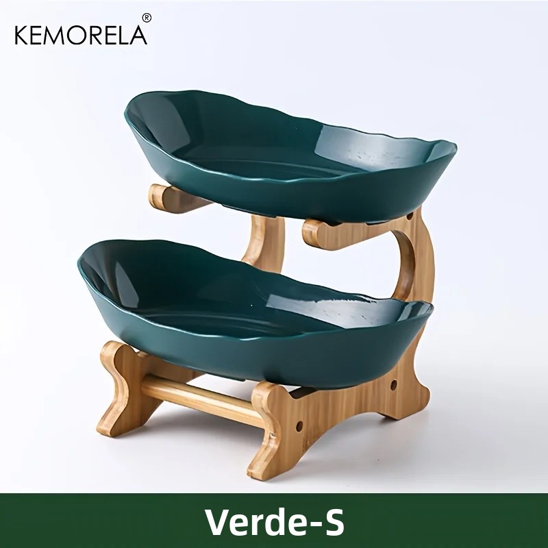 TK Tazón De Frutas Creativo De Plástico Para El Hogar Y Sala De Estar 2/3 Capas Bandeja Para Aperitivos Moderna Y Elegante Soporte Para Pasteles Salada De Frutas