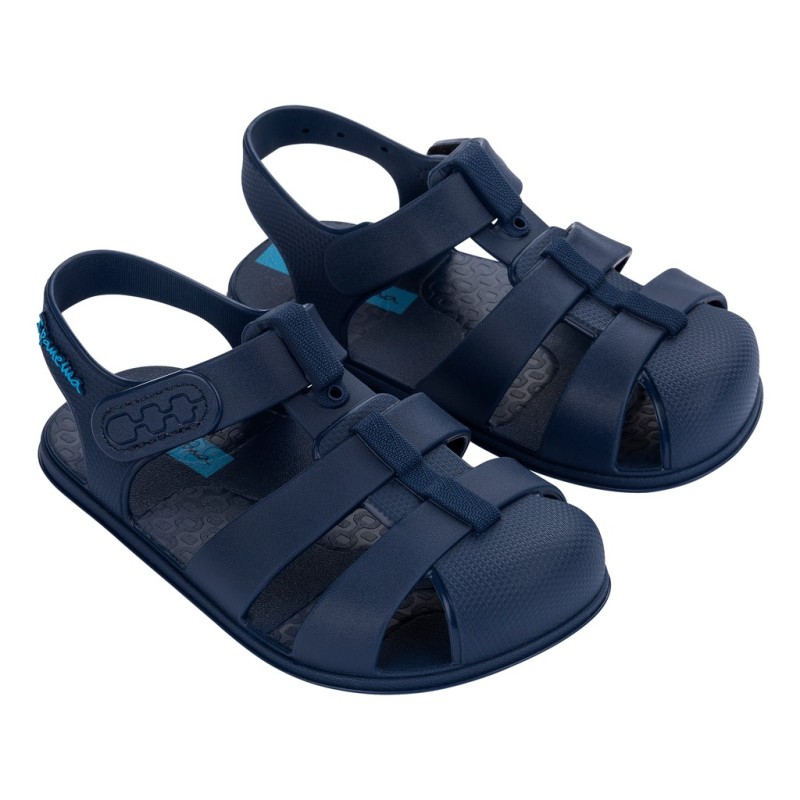 Cangrejeras y chanclas niño IPANEMA IP83809BP427 CANGREJERA BAREFOOT VELCRO BLUE 38400 26V