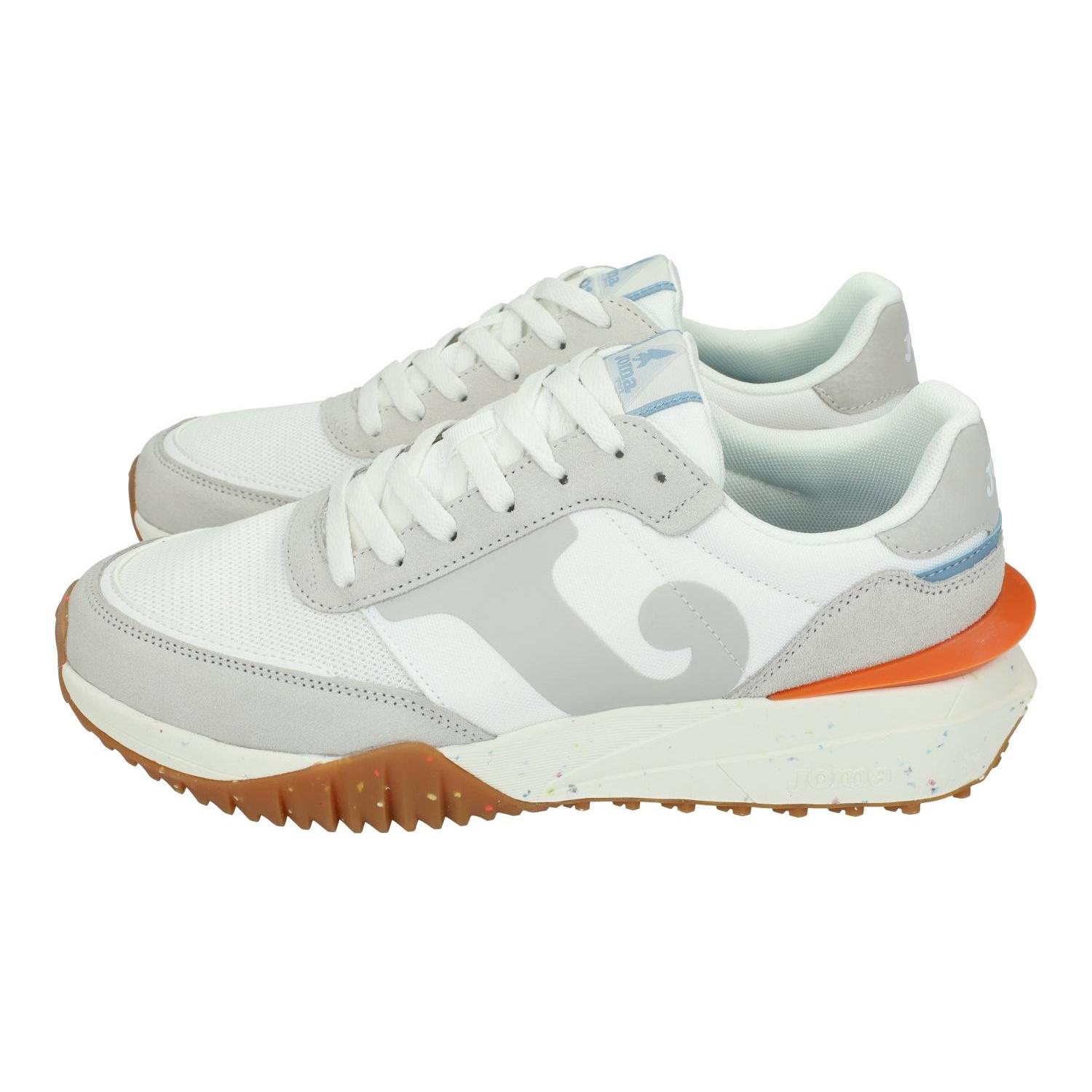 Deportivos marca JOMA para hombre en color blanco. Zapatillas Joma C.501 para hombre, diseño retro y moderno, suela de goma, cómodas y transpirables