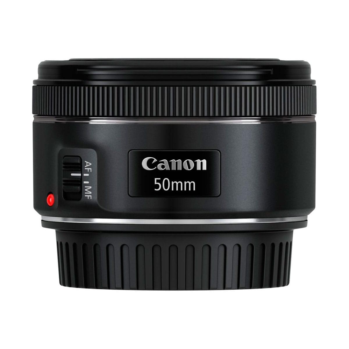 Canon - Objetivo EF 50 mm f/1.8 STM para retratos y fotos con poca luz, enfoque rápido y silencioso STM, diseño compacto y ligero