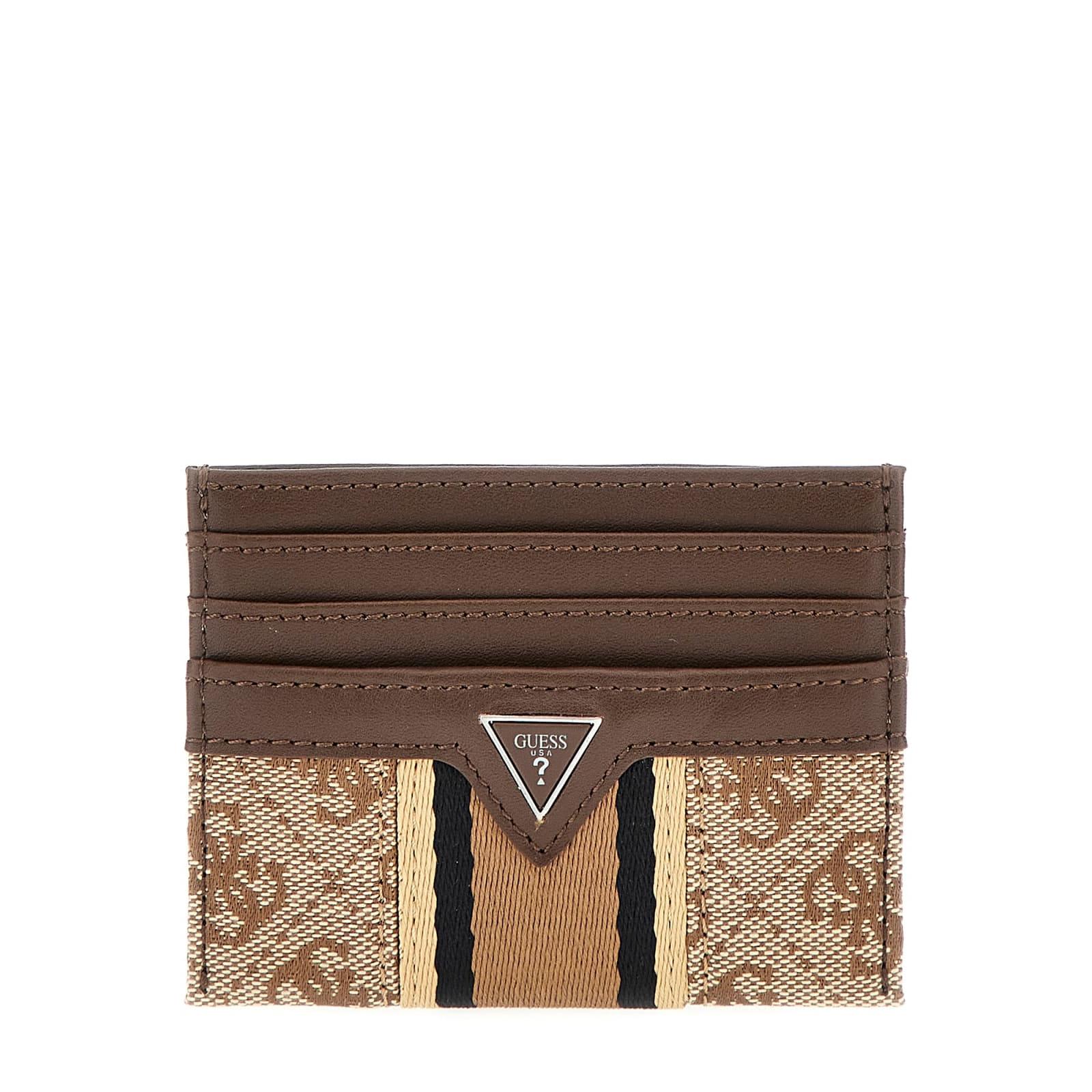 Tarjetero Guess Marrón Logo Peony Madrid Case SMMASTLEA25-BBO