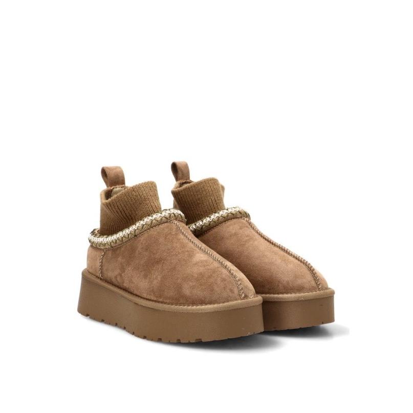 Zueco Ugg Xti - Mujer - Suela Doble - Modelo 146066 - Color Taupe