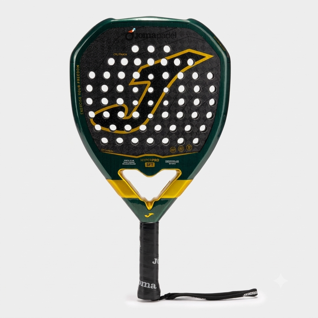 PALA DE PADEL JOMA HYPER PRO SFT VERDE NEGRO 2026