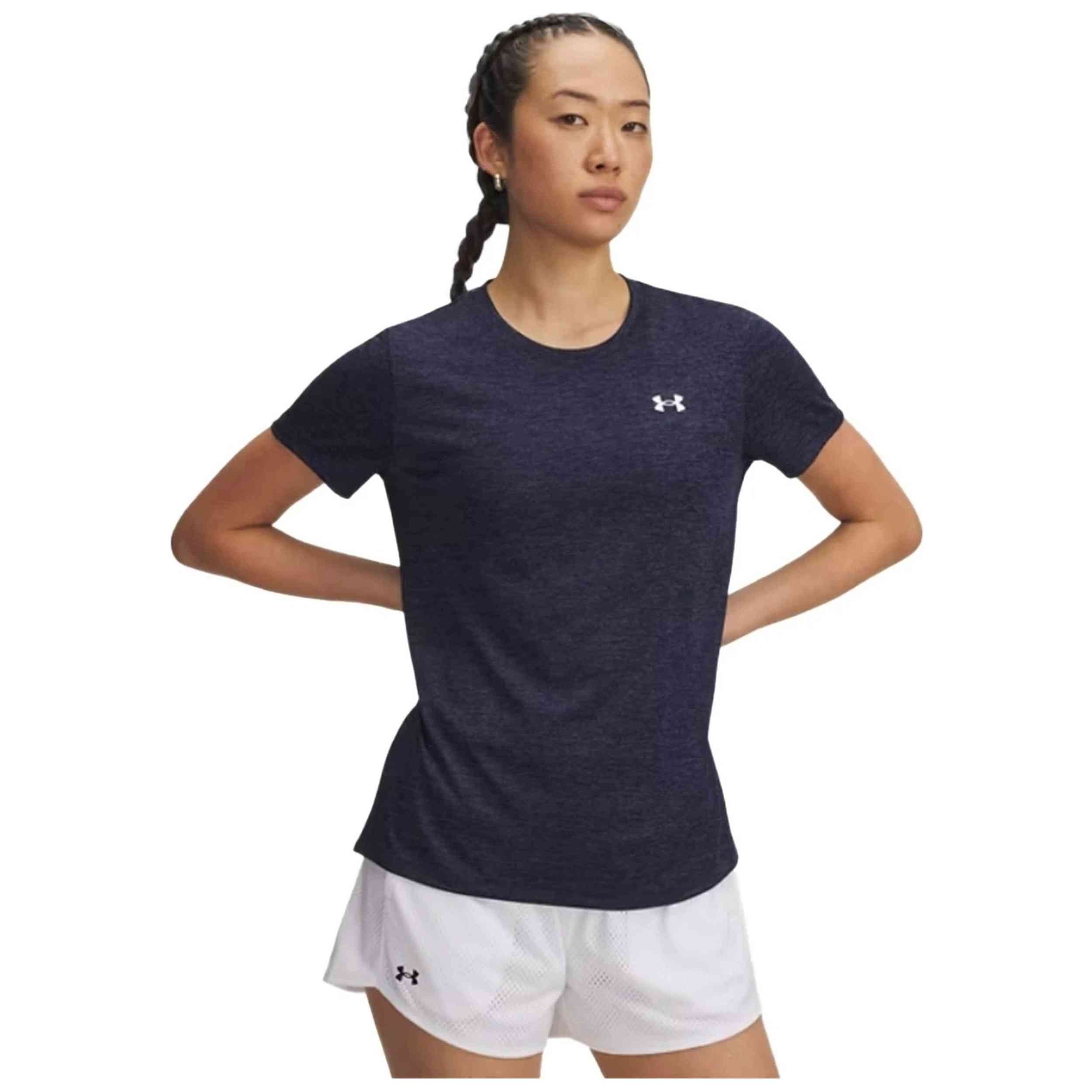 Camiseta De Manga Corta Under Armour modelo 1384230-410 para Mujer en color Azul
