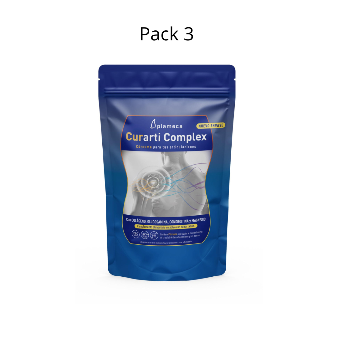 Pack 3 Plameca CURARTI COMPLEX Limón 280g