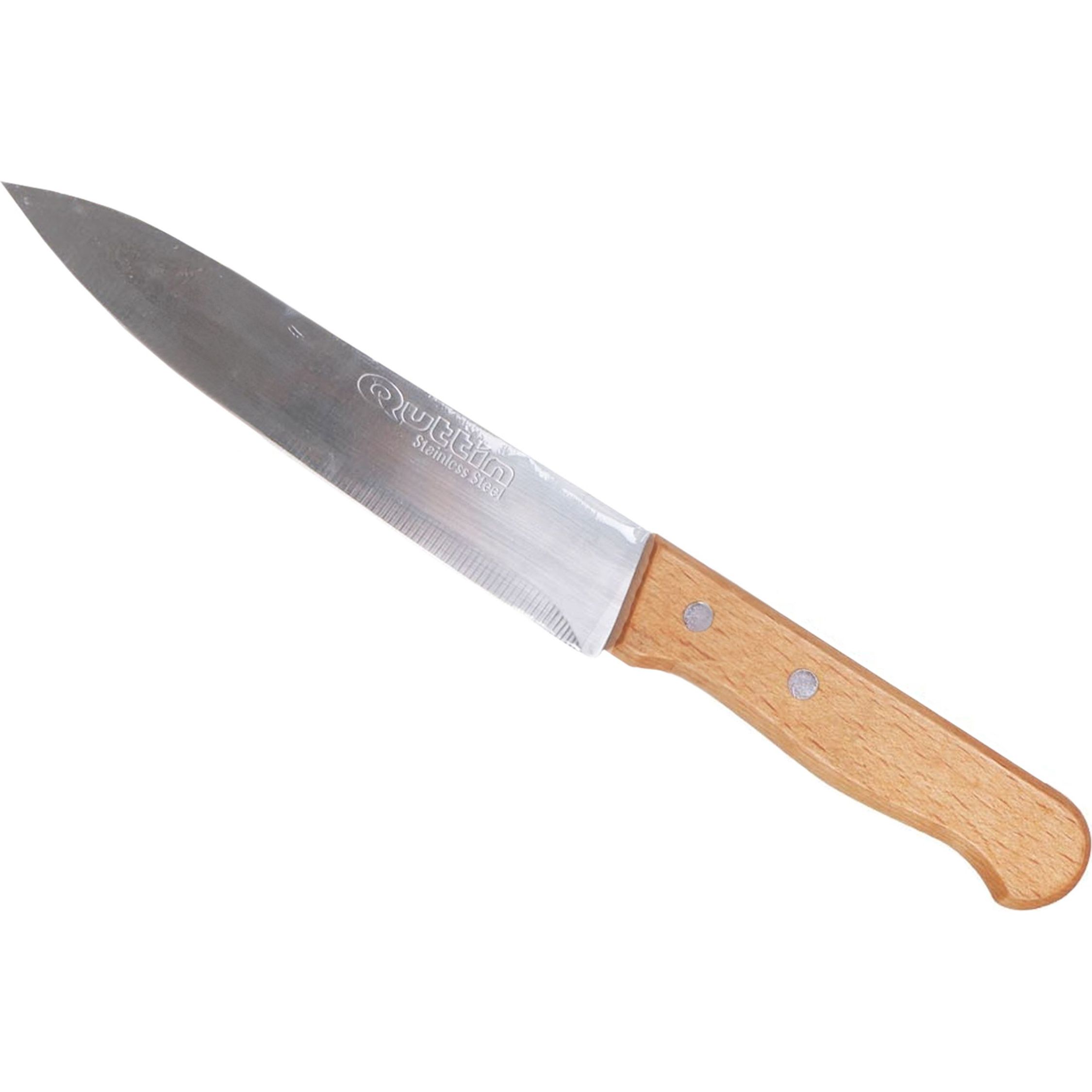 QUTTIN - Cuchillo Cocina 15cm Colección Natura, Acero Inoxidable Resistente, Mango Antideslizante, Ergonómico y Versátil para Cortes Precisos | Amystyle