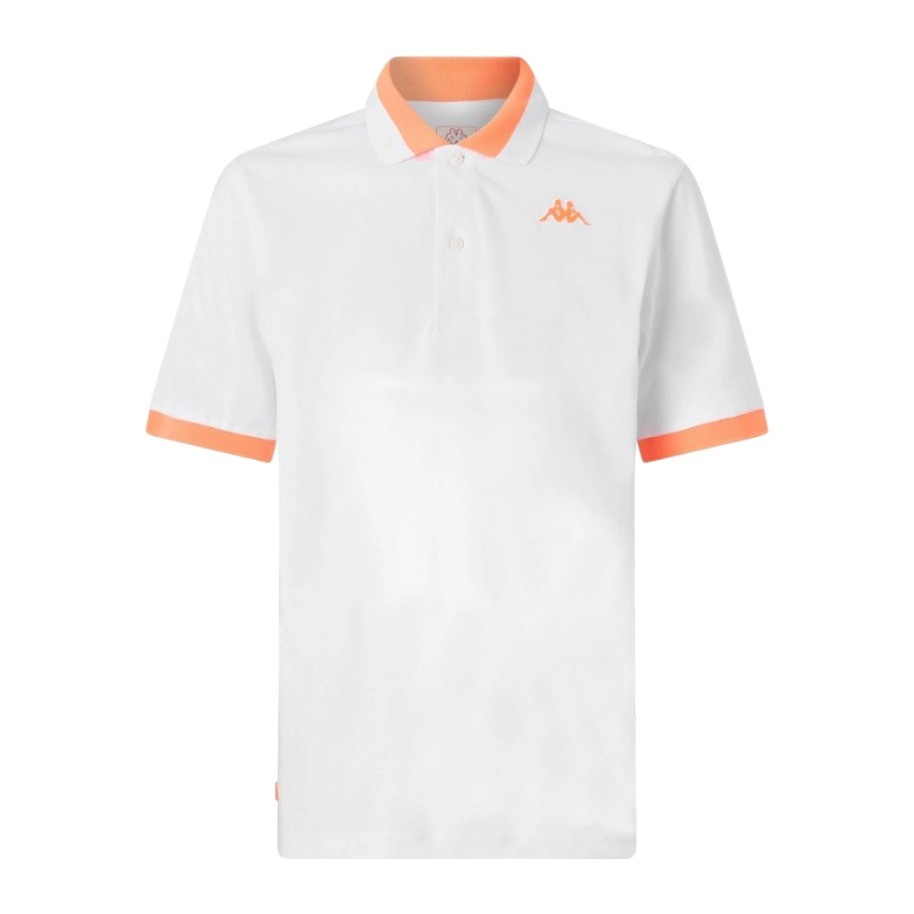 Polo KAPPA NEON POLO 341N22W A14 Blanco