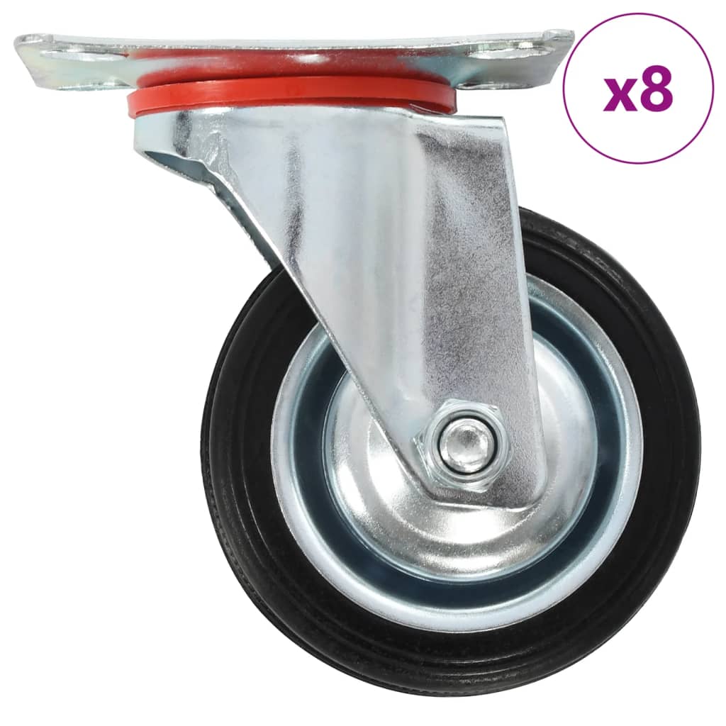 vidaXL Ruedas Giratorias con Diámetro 75mm Manipulación Materiales Muebles Cantidad 4 unidades, 8 unidades, 12 unidades y mas