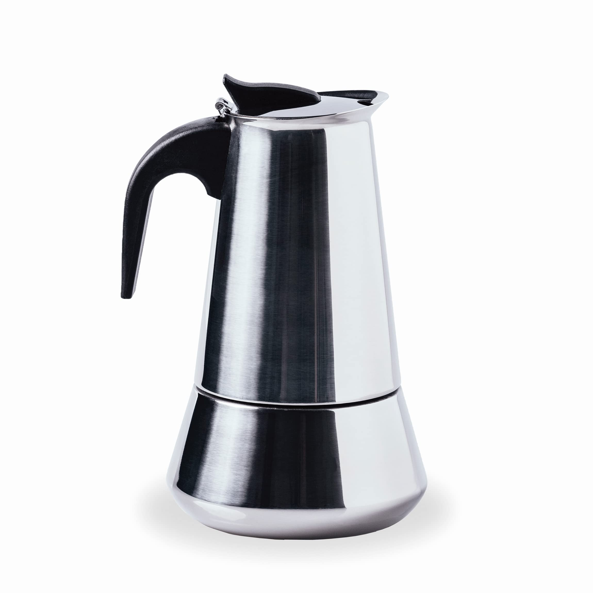 CAFETERA INOX 18/10 4 TAZAS MILAN