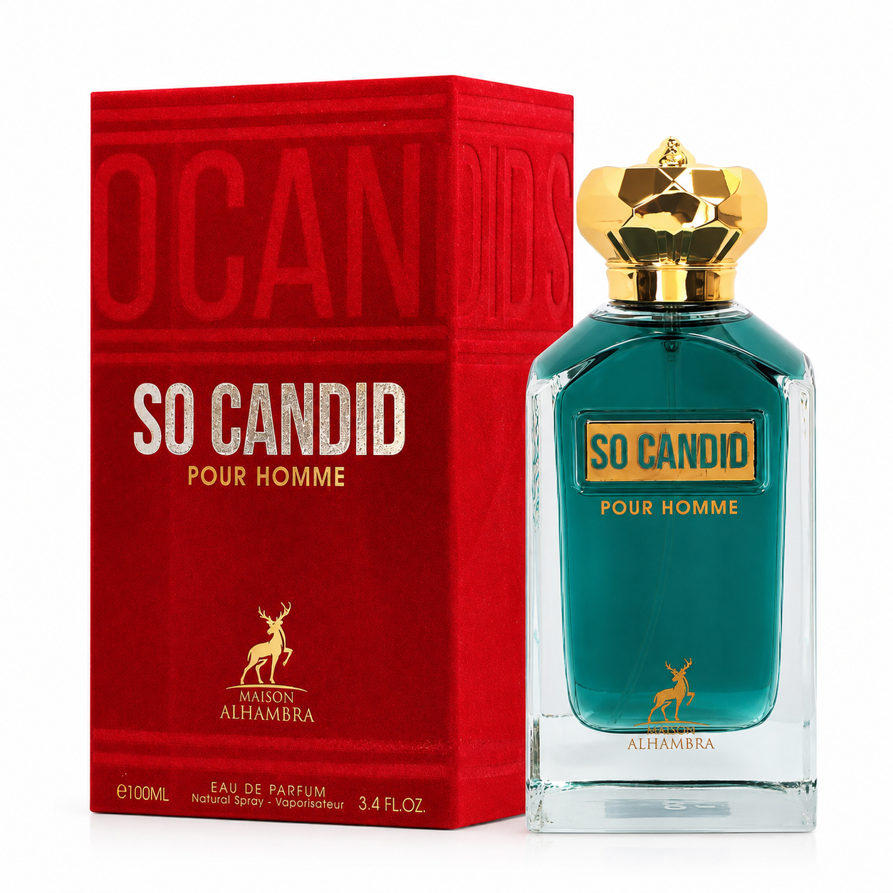 Maison Alhambra So Candid Pour Homme Eau de Parfum Hombre 100 Ml | Perfume Árabe Original
