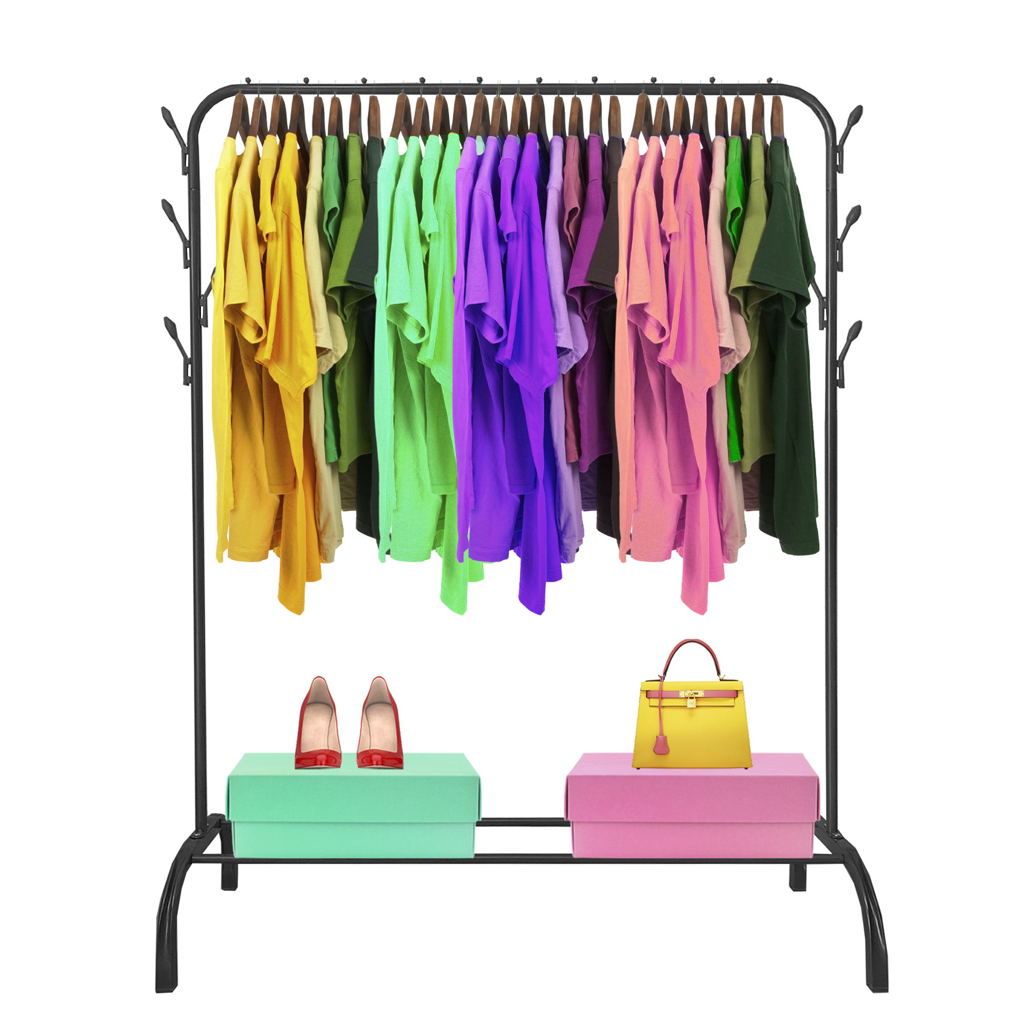 Nyana Home Perchero Burro Premium Rack 1 Stand Medidas 148x110x41cm