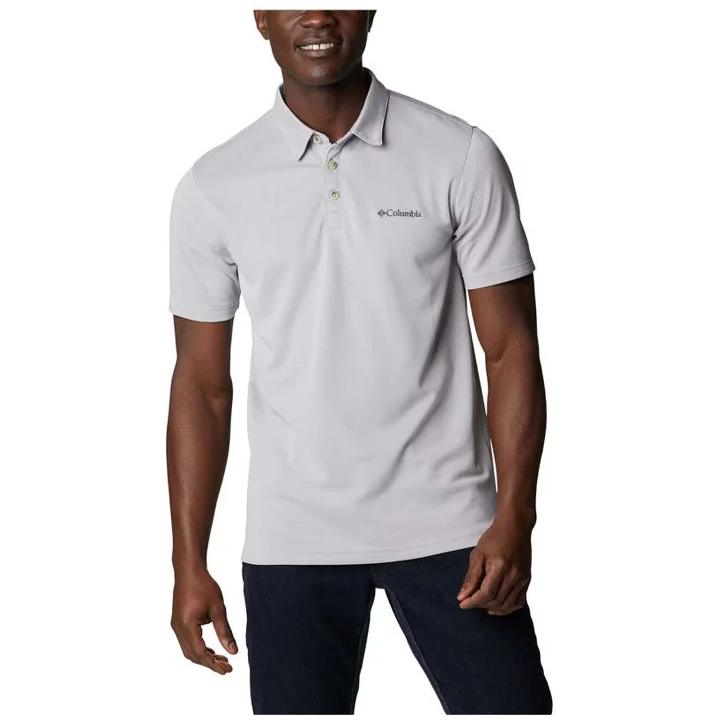 Polos De Manga Corta Columbia modelo 1772721039 para HOMBRE en color Gris