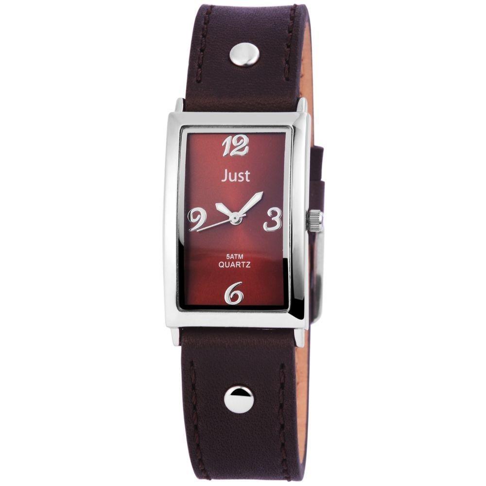 Reloj Just® Analógico Mujer com Bracelete em Pele Genuína 10067-006