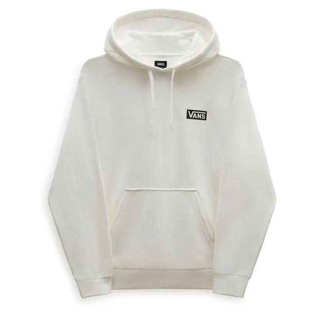 Sudadera Deportiva Blanca Vans con Bolsillo Logo Pequeño y Cintura Elástica