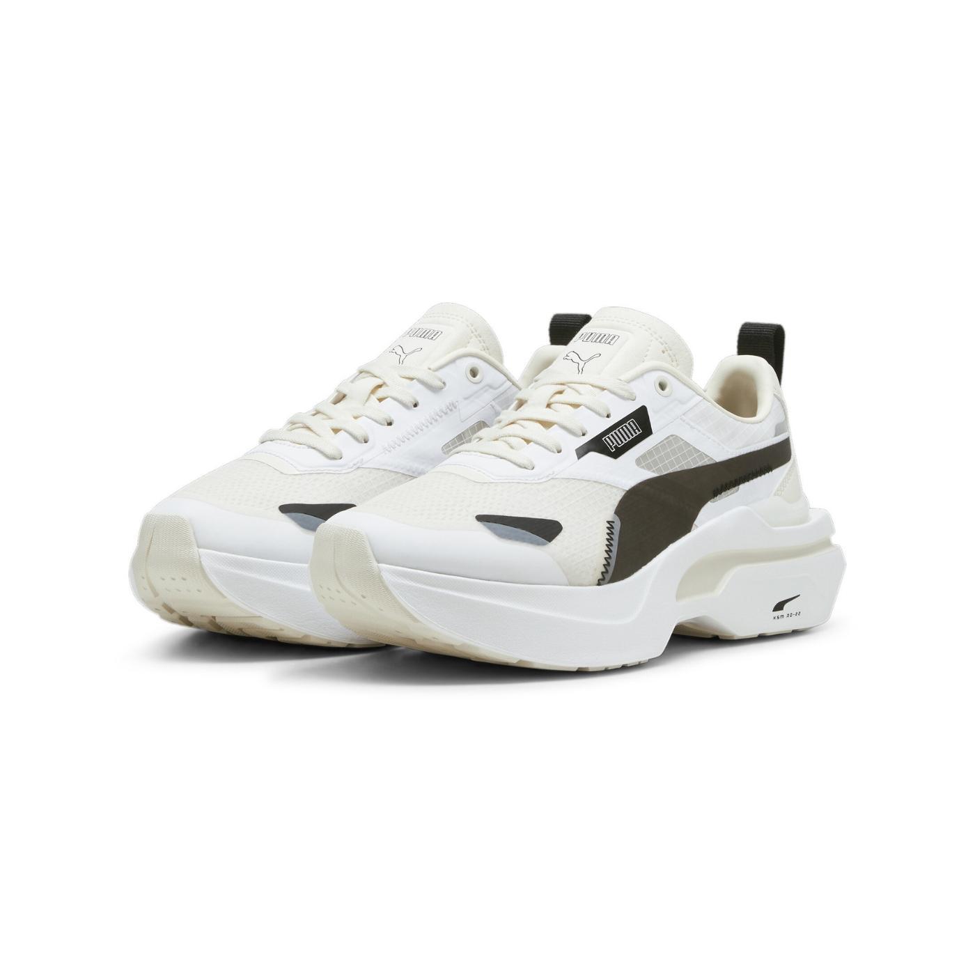 Zapatillas puma kosmo rider blanco beige de mujer.