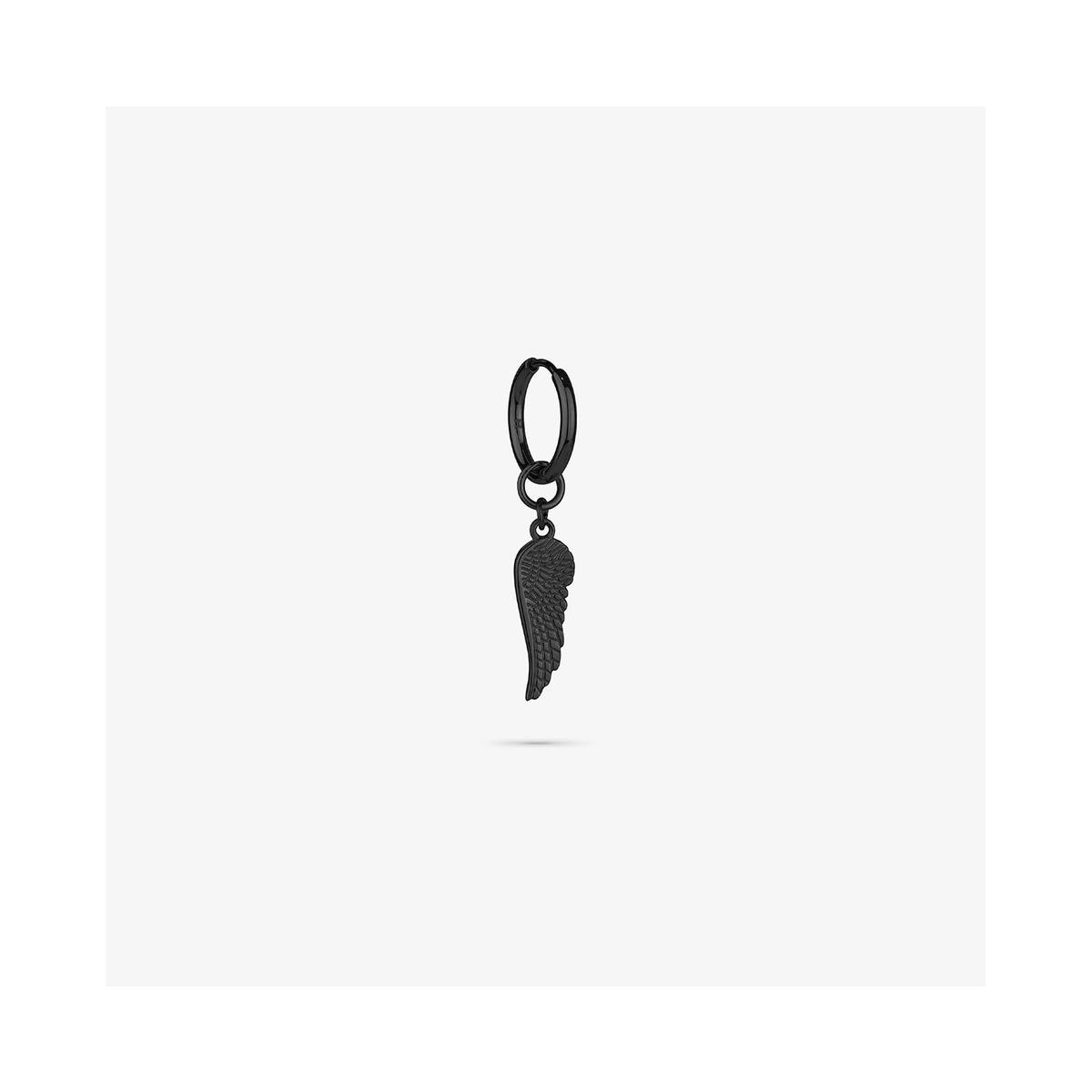 Radiant Pendientes Hombre Pendiente Hombre Extensions Negro De Acero Negro Rh000257
