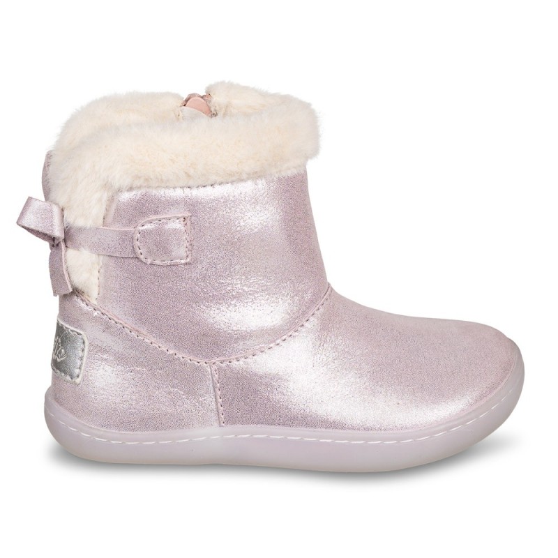 Bota Barefoot Lazo - Chetto Rosa Metalizado