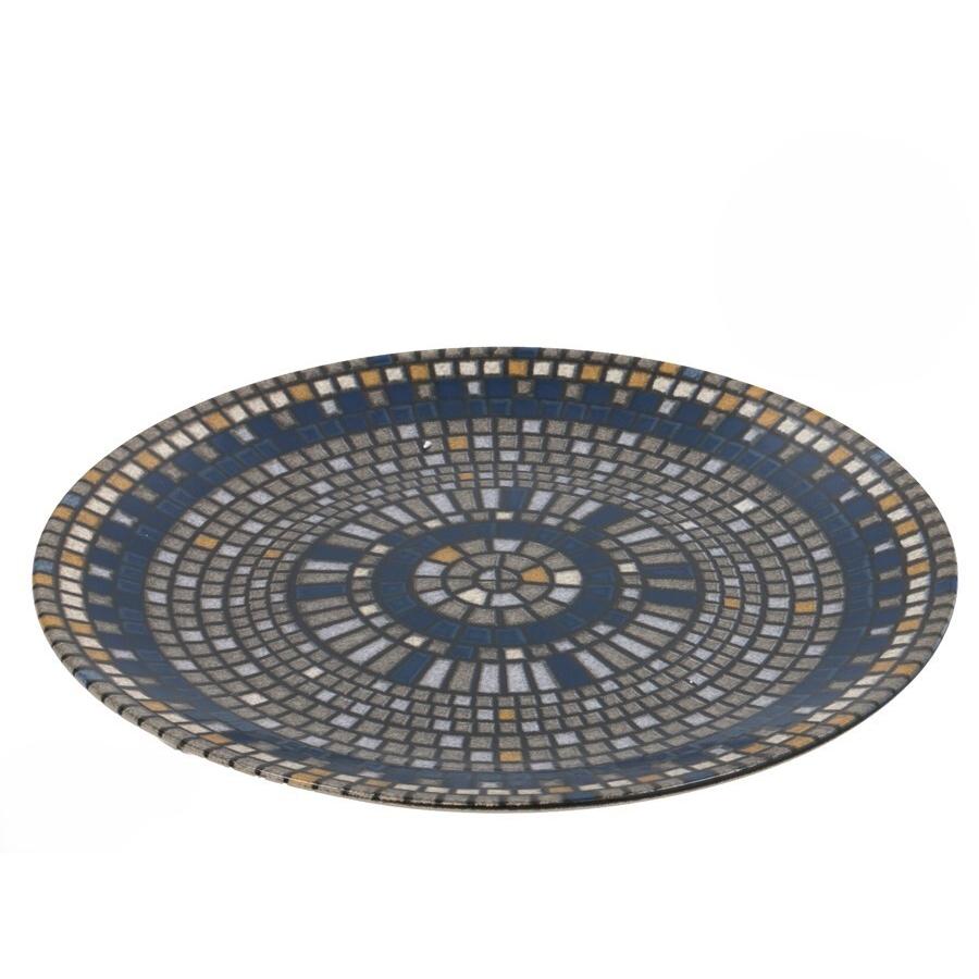 Gerimport Pack 6 platos cerámica llanos modelo Keops 26 cm