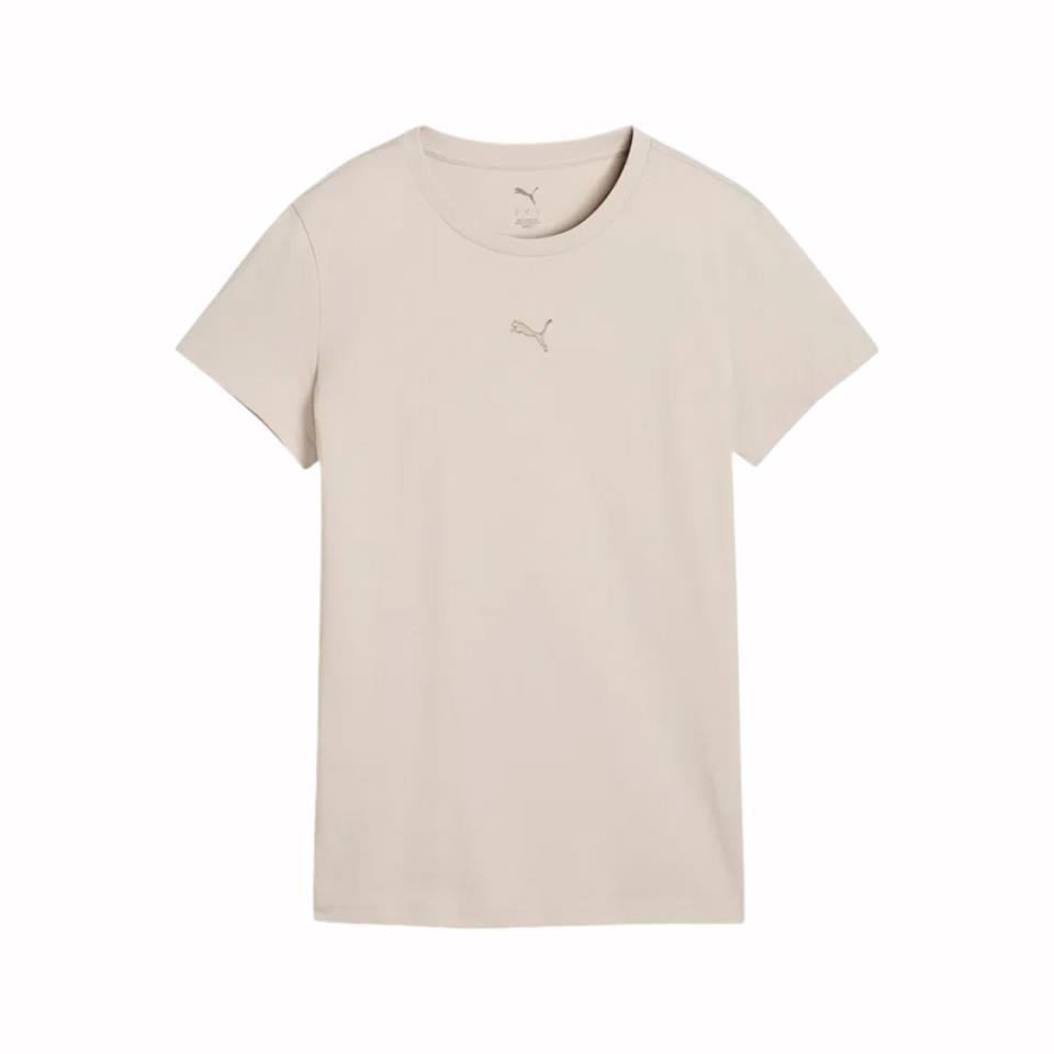 Camiseta Puma Mujer Ess Centered Beige 692916-82
