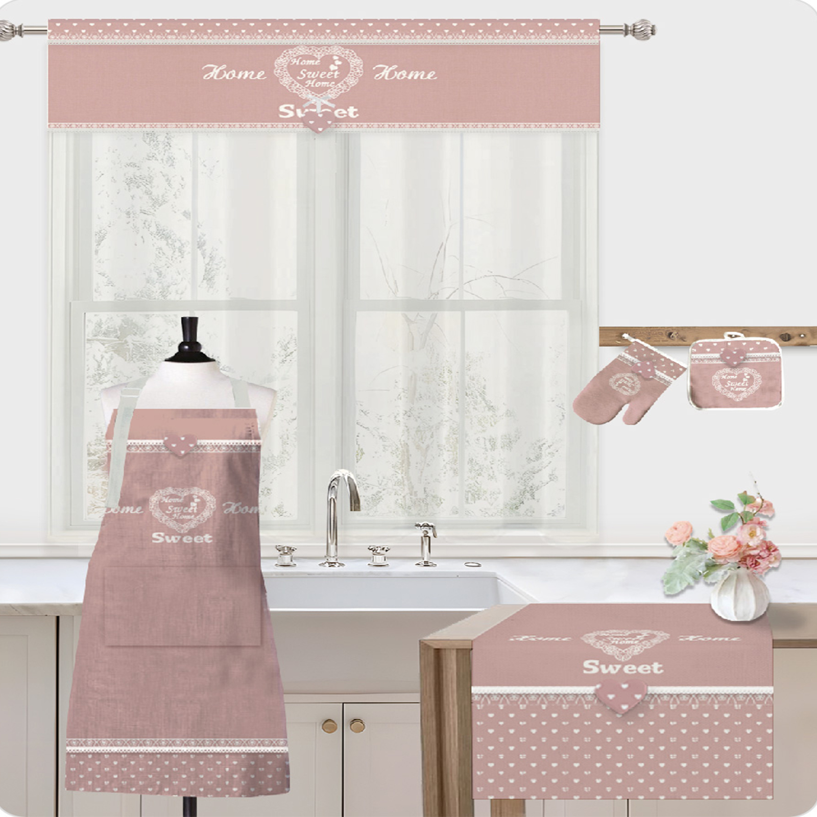 et de Cocina 3 Piezas: Delantal Ajustable, Guantes y Agarraderas para Horno, Resistentes al Calor, Antideslizantes, para Hornear, Asar, Parrilla y Cocinar