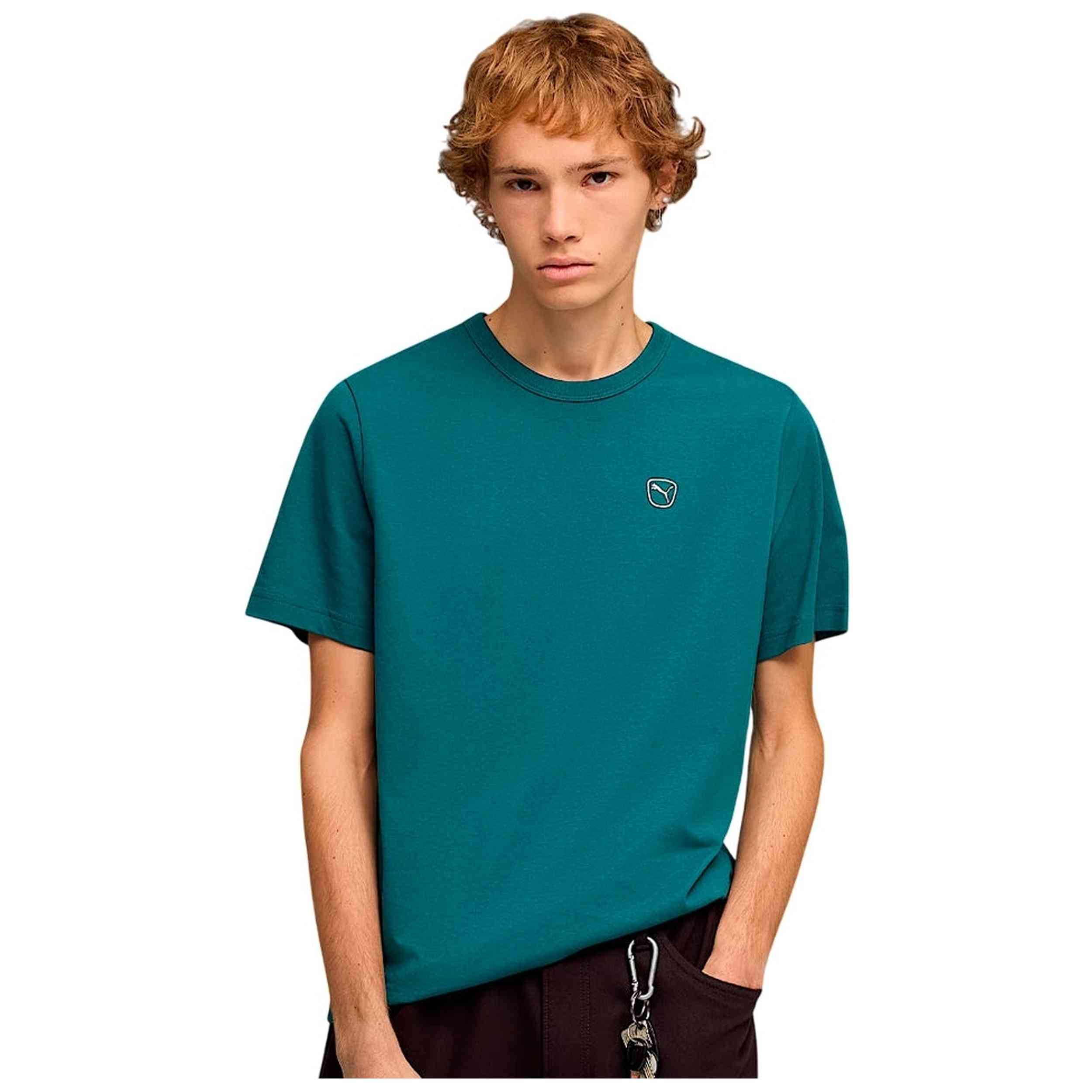 Camiseta De Manga Corta Puma modelo 692054-41 para Hombre en color Verde