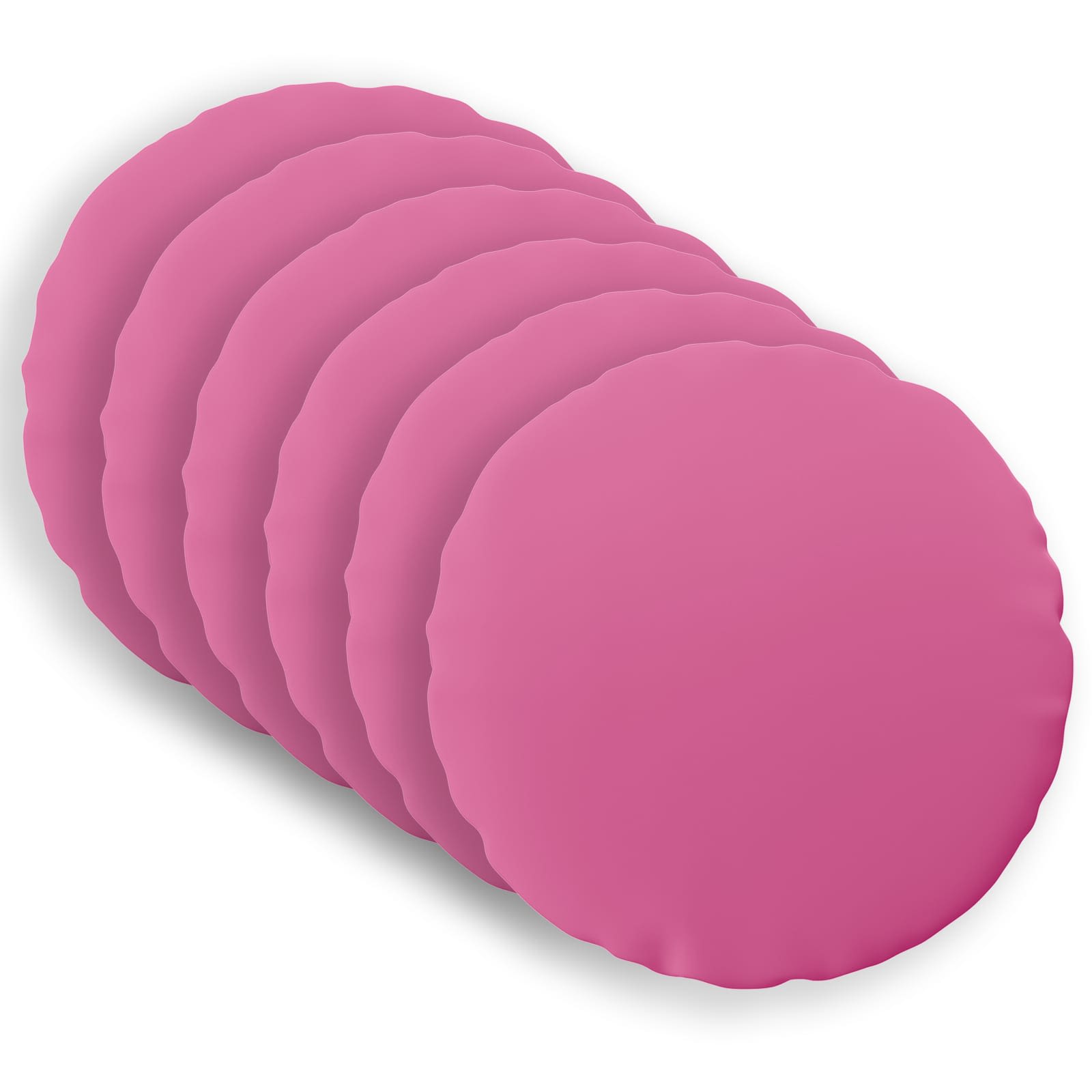 vidaXL Funda de almohada 6 uds. HEERLEN  Ø 60 cm Poliéster Multicolor