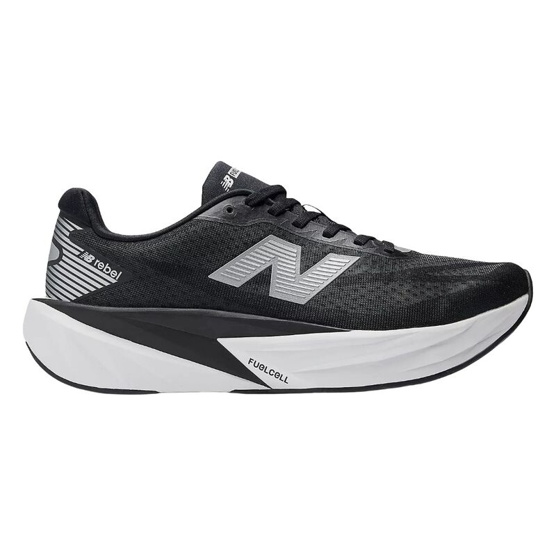Zapatillas Negras New Balance FuelCell Rebel v5 Black White de Estilo Moderno
