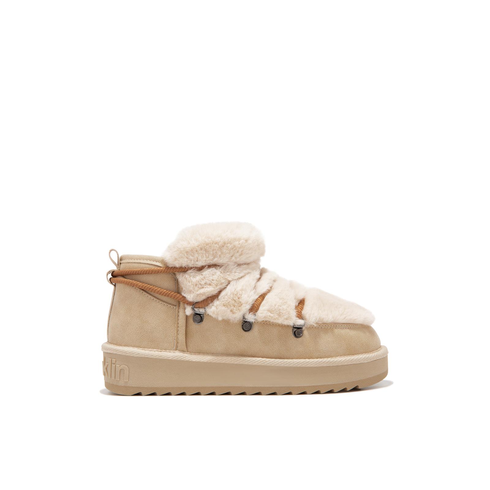D.Franklin Botines Australianos de Mujer Nordic Trk Fur Low     - Botas para Mujer - Moda casual Mujer