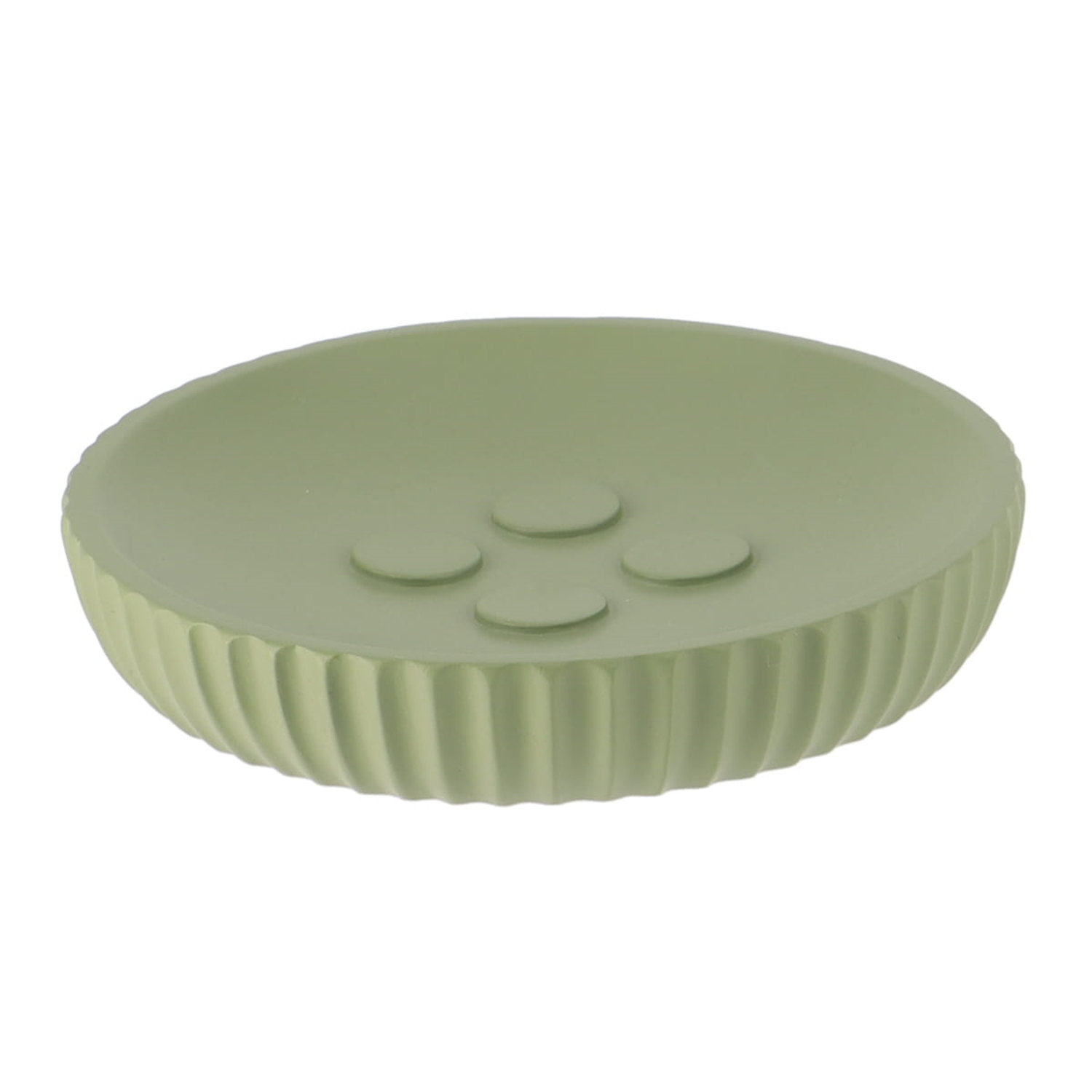 Juego de Baño PLUSHOME Dispensador Poliresina 4 Piezas Verde