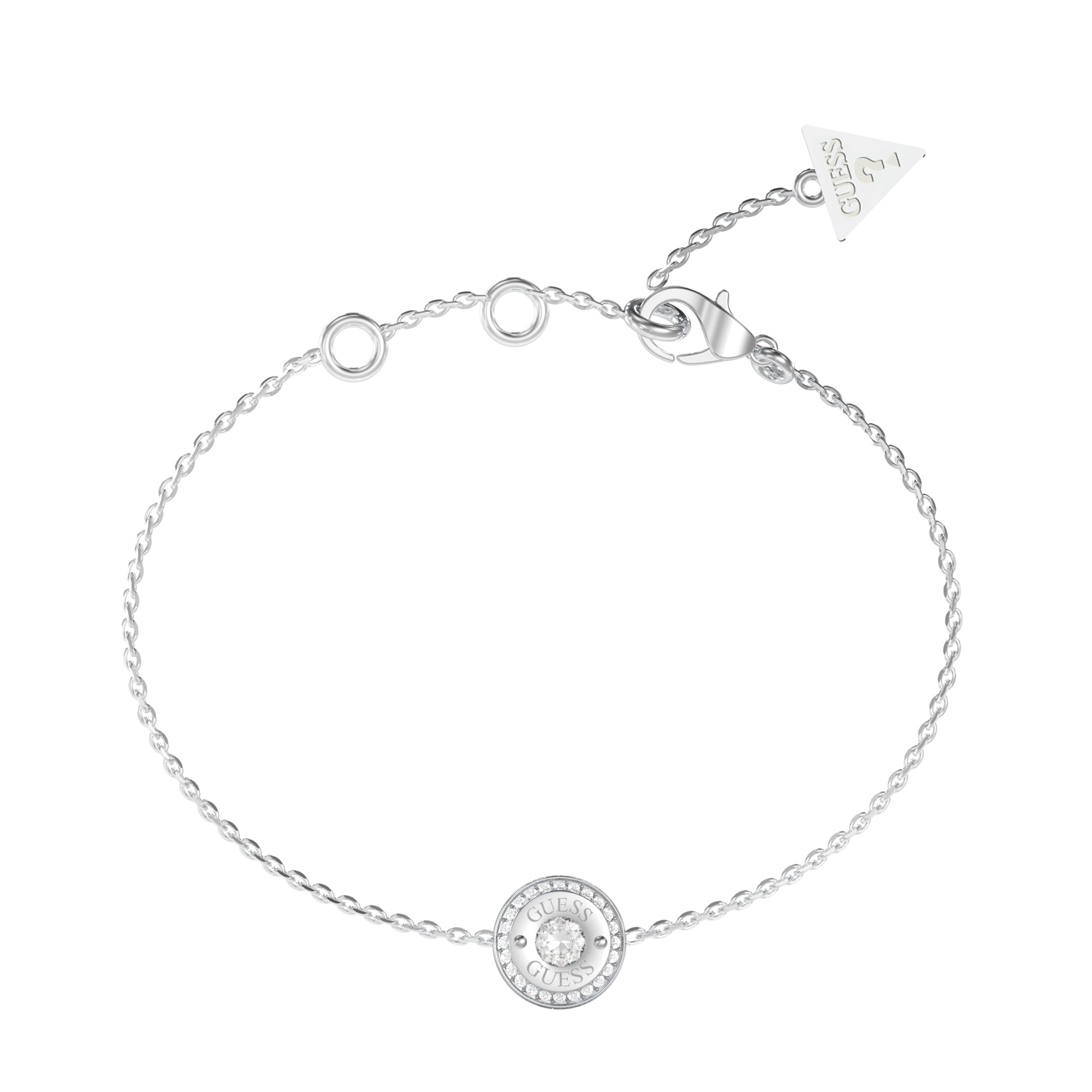 Guess Pulsera de acero JUBB05555JWRHS , para Mujer