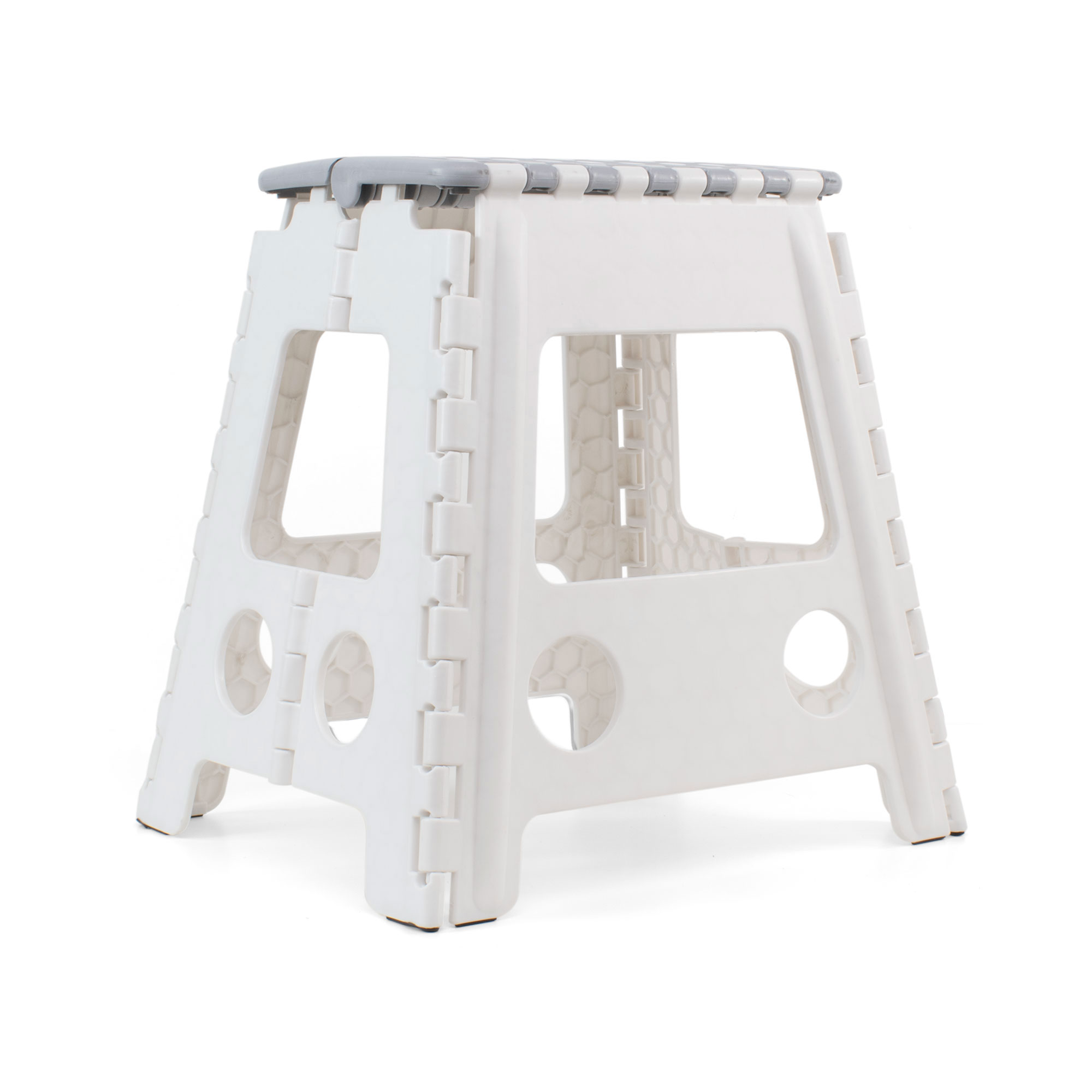 Taburete Plegable Multiusos The Secret Home - Escalera Antideslizante PVC - Reposapiés para Niños - Negro