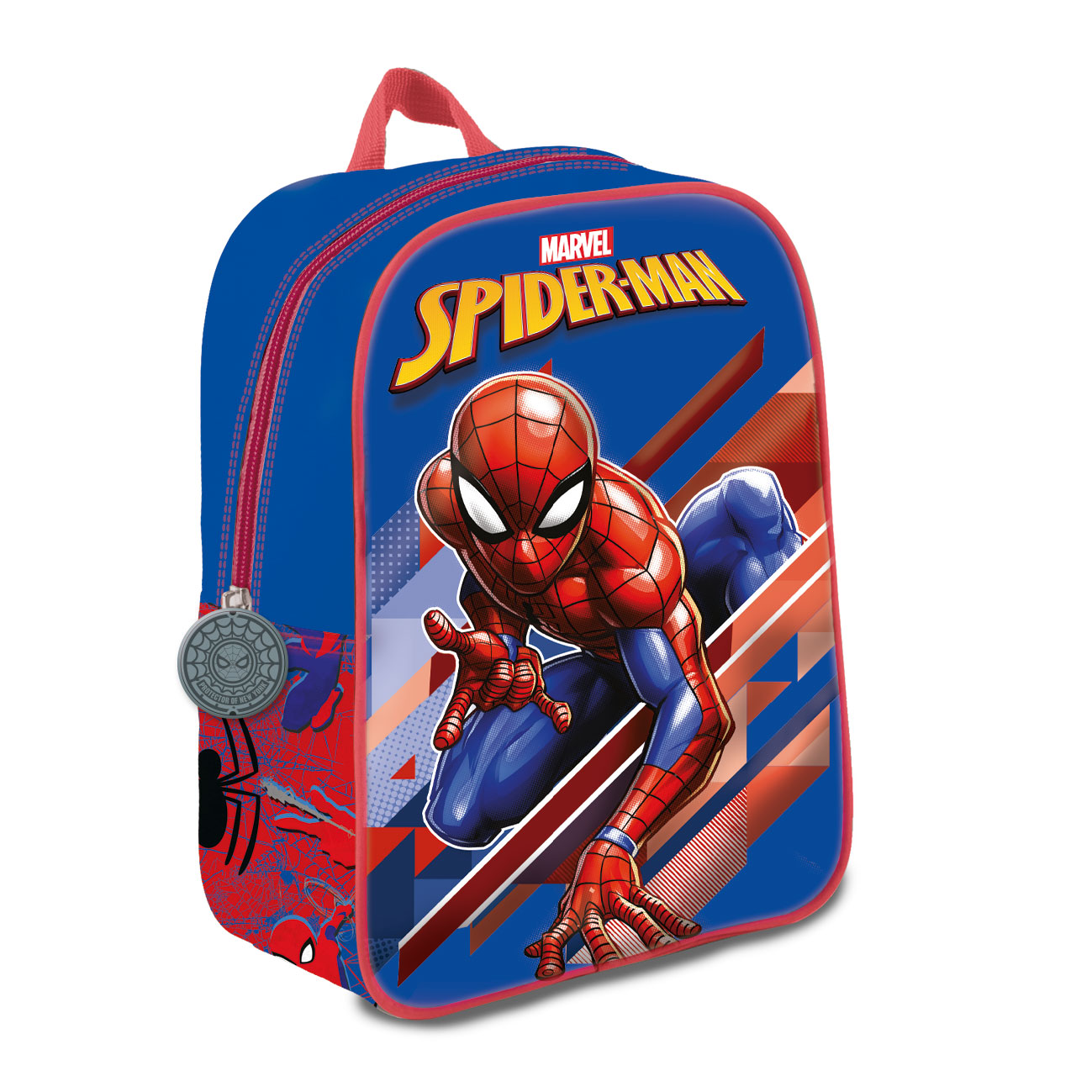 Mochila Mediana 3D Spiderman Squat 31Cm Producto Oficial Especial Regalos Para Todos